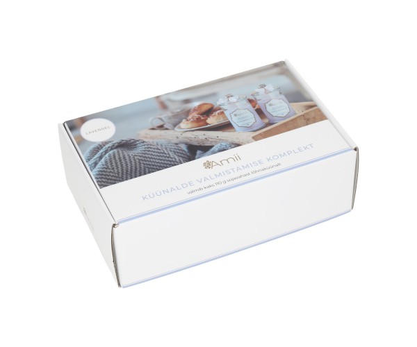 Küünalde valmistamise komplekt "Lavendel"