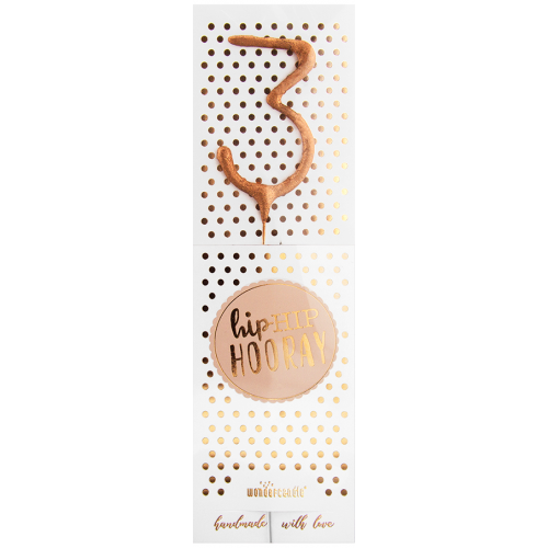 Rosegold säraküünal 3