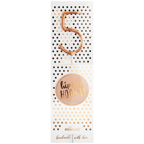 Rosegold säraküünal 5